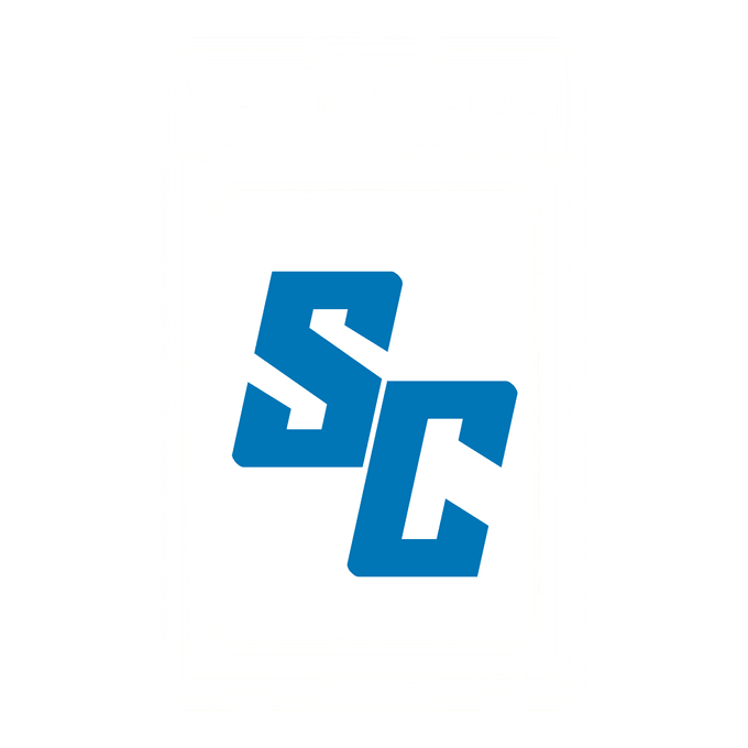 SANDMAN.CARDS SC monogram in a graded card slab